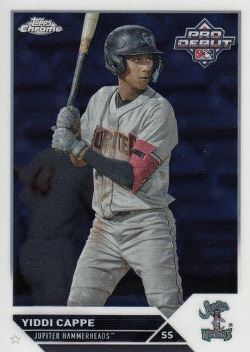 #PDC-102 Yiddi Cappe - Jupiter Hammerheads - 2023 Topps Pro Debut - Chrome Baseball