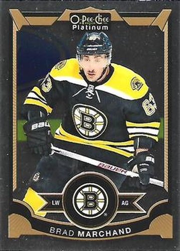 #102 Brad Marchand - Boston Bruins - 2015-16 O-Pee-Chee Platinum Hockey