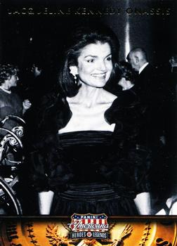 #102 Jacqueline Kennedy Onassis - 2012 Panini Americana Heroes & Legends