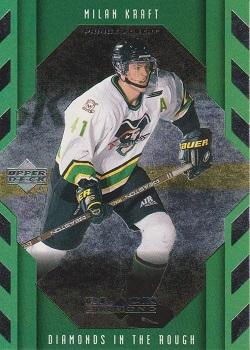 #102 Milan Kraft - Prince Albert Raiders - 1999-00 Upper Deck Black Diamond Hockey