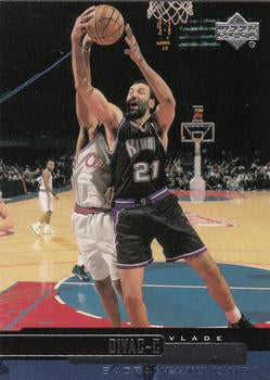 #102 Vlade Divac - Sacramento Kings - 1999-00 Upper Deck Basketball