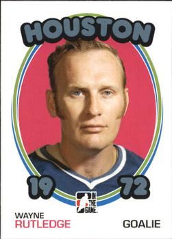 #102 Wayne Rutledge - Houston Aeros - 2009-10 In The Game 1972 The Year In Hockey