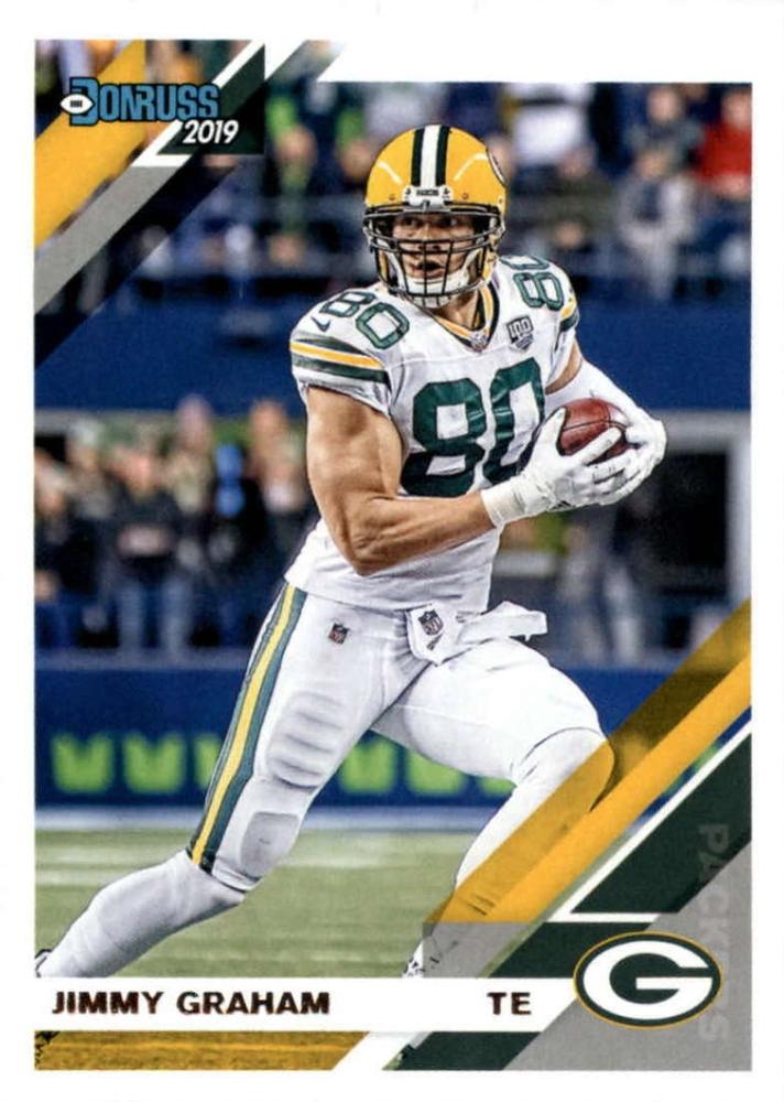 #102 Jimmy Graham - Green Bay Packers - 2019 Donruss Football