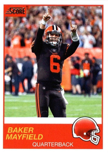 #102 Baker Mayfield - Cleveland Browns - 2019 Score Football