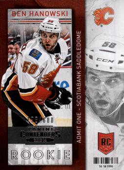 #102a Ben Hanowski - Calgary Flames - 2013-14 Panini Contenders Hockey