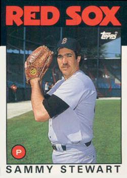 #103T Sammy Stewart - Boston Red Sox - 1986 Topps Traded Baseball
