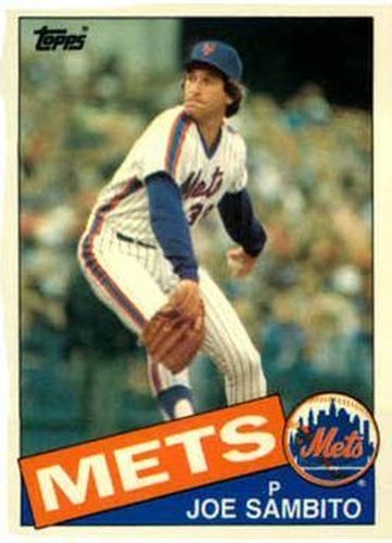#103T Joe Sambito - New York Mets - 1985 Topps Traded Baseball