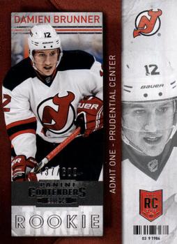 #103 Damien Brunner - New Jersey Devils - 2013-14 Panini Contenders Hockey