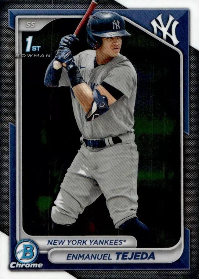 #BCP-103 Enmanuel Tejeda - New York Yankees - 2024 Bowman - Chrome Prospects Baseball