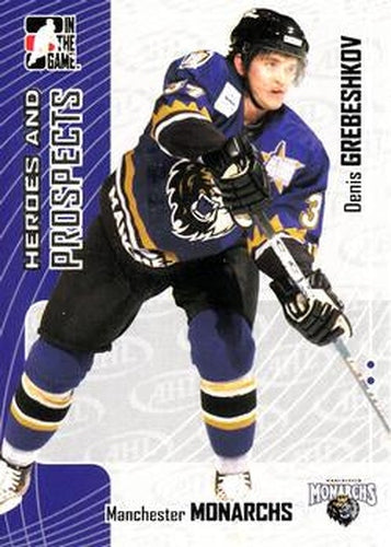 #103 Denis Grebeshkov - Manchester Monarchs - 2005-06 In The Game Heroes and Prospects Hockey