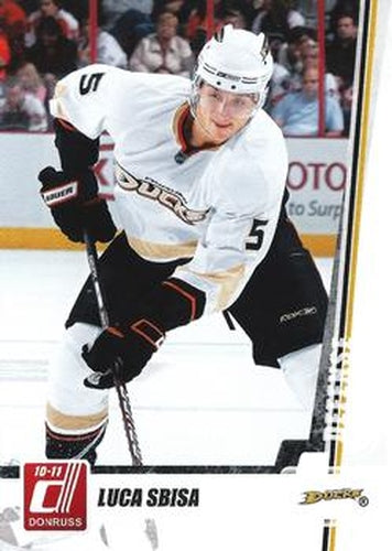 #103 Luca Sbisa - Anaheim Ducks - 2010-11 Donruss Hockey