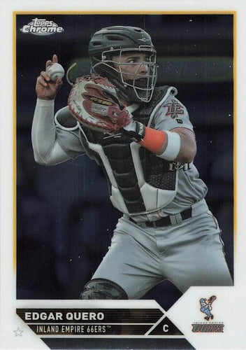 #PDC-103 Edgar Quero - Inland Empire 66ers - 2023 Topps Pro Debut - Chrome Baseball