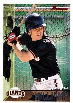 #103 Keith Williams - San Francisco Giants - 1995 Bowman Baseball