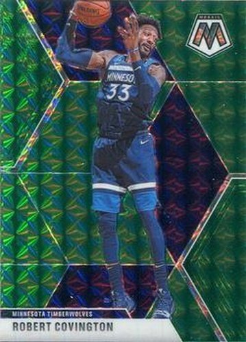 #103 Robert Covington - Minnesota Timberwolves - 2019-20 Panini Mosaic - Green Prizm Basketball