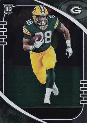 #103 AJ Dillon - Green Bay Packers - 2020 Panini Absolute - Green Football
