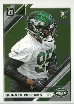 #103 Quinnen Williams - New York Jets - 2019 Donruss Optic Football