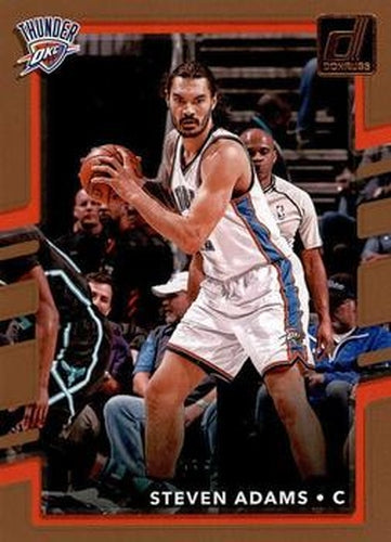 #103 Steven Adams - Oklahoma City Thunder - 2017-18 Donruss Basketball