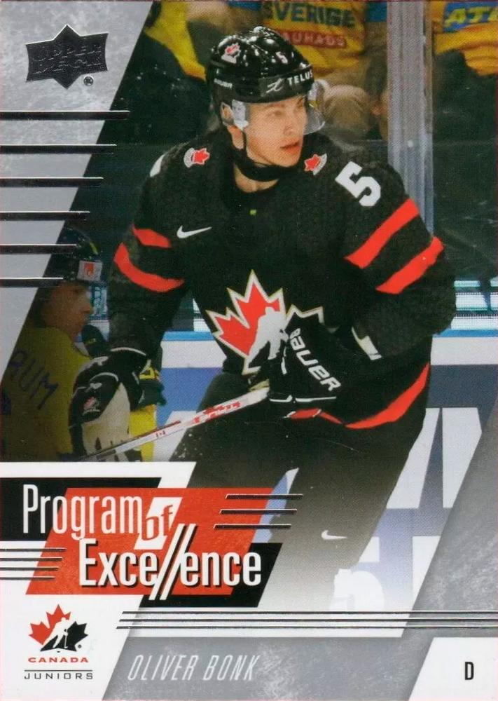 #103 Oliver Bonk - Canada - 2024 Upper Deck Team Canada Juniors Hockey