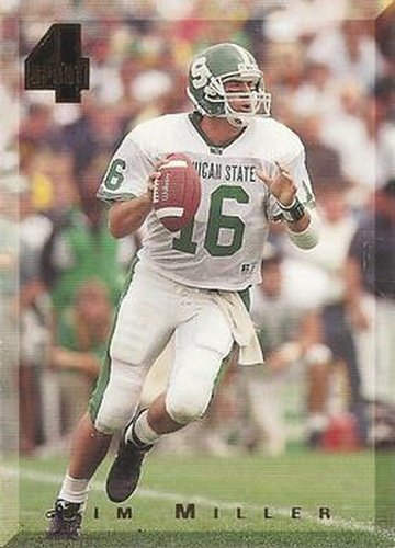 #103 Jim Miller - Michigan State Spartans / Pittsburgh Steelers - 1994 Classic Four Sport