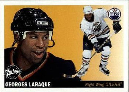 #103 Georges Laraque - Edmonton Oilers - 2002-03 Upper Deck Vintage Hockey