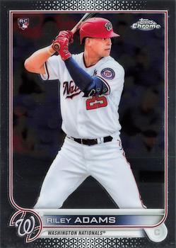 #103 Riley Adams - Washington Nationals - 2022 Topps Chrome Baseball
