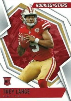 #103 Trey Lance - San Francisco 49ers - 2021 Panini Rookies & Stars Football