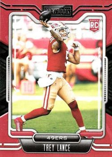 #103 Trey Lance - San Francisco 49ers - 2021 Panini Playbook Football