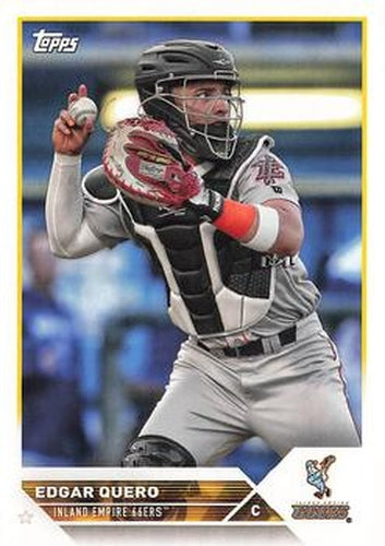 #PD-103 Edgar Quero - Inland Empire 66ers - 2023 Topps Pro Debut Baseball