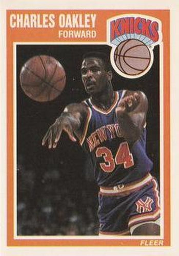 #103 Charles Oakley - New York Knicks - 1989-90 Fleer Basketball