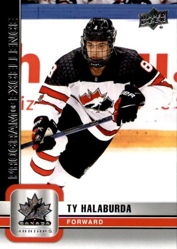 #103 Ty Halaburda - Canada - 2023 Upper Deck Team Canada Juniors Hockey