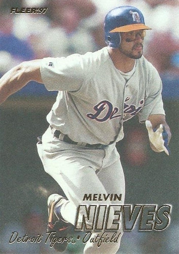 #103 Melvin Nieves - Detroit Tigers - 1997 Fleer Baseball