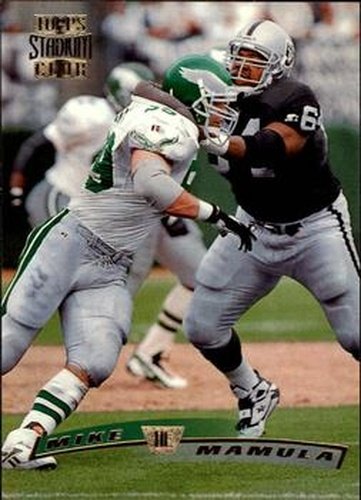 #103 Mike Mamula - Philadelphia Eagles - 1996 Stadium Club Football