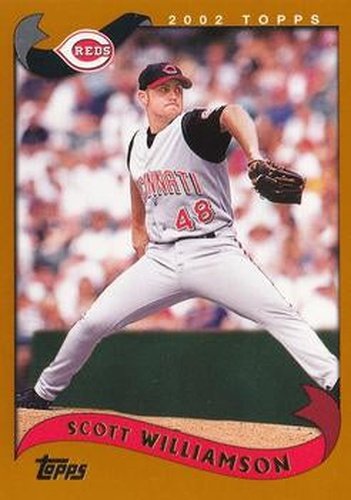 #103 Scott Williamson - Cincinnati Reds - 2002 Topps Baseball