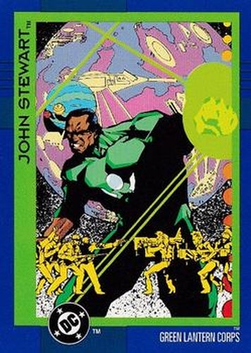 #103 John Stewart - 1993 SkyBox DC Cosmic Teams