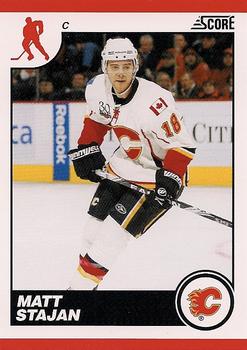 #103 Matt Stajan - Calgary Flames - 2010-11 Score Hockey