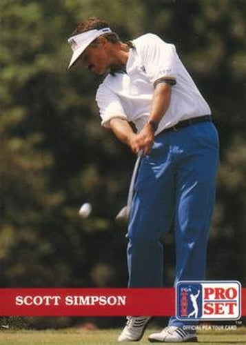 #103 Scott Simpson - 1992 Pro Set PGA Tour Golf