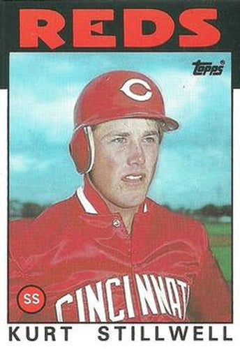 #104T Kurt Stillwell - Cincinnati Reds - 1986 Topps Traded Baseball
