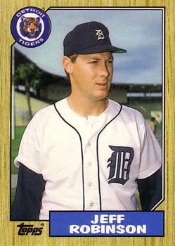 #104T Jeff Robinson  - Detroit Tigers - 1987 Topps Traded Baseball