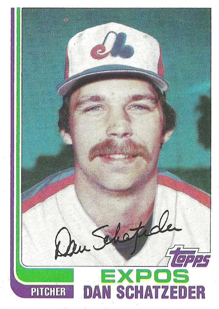 #104T Dan Schatzeder - Montreal Expos - 1982 Topps Traded Baseball