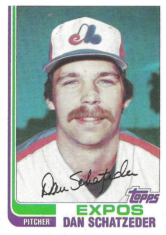 #104T Dan Schatzeder - Montreal Expos - 1982 Topps Traded Baseball