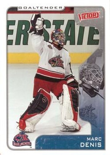 #104 Marc Denis - Columbus Blue Jackets - 2001-02 Upper Deck Victory Hockey