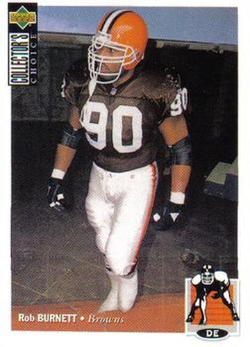 #104 Rob Burnett - Cleveland Browns - 1994 Collector's Choice Football