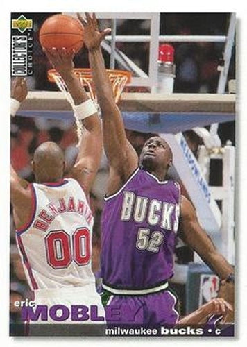 #104 Eric Mobley - Milwaukee Bucks - 1995-96 Collector's Choice Basketball