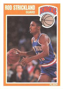 #104 Rod Strickland - New York Knicks - 1989-90 Fleer Basketball