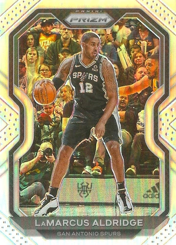 #104 LaMarcus Aldridge - San Antonio Spurs - 2020-21 Panini Prizm - Silver Prizms Basketball