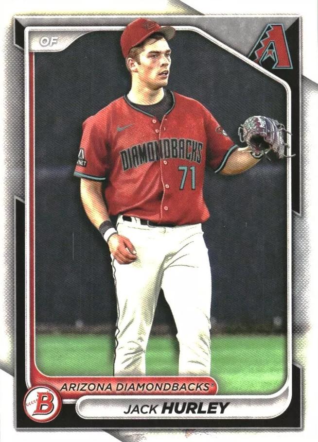#BP-104 Jack Hurley - Arizona Diamondbacks - 2024 Bowman - Prospects Baseball