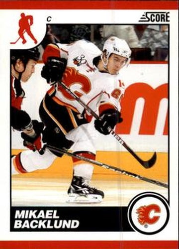 #104 Mikael Backlund - Calgary Flames - 2010-11 Score Hockey