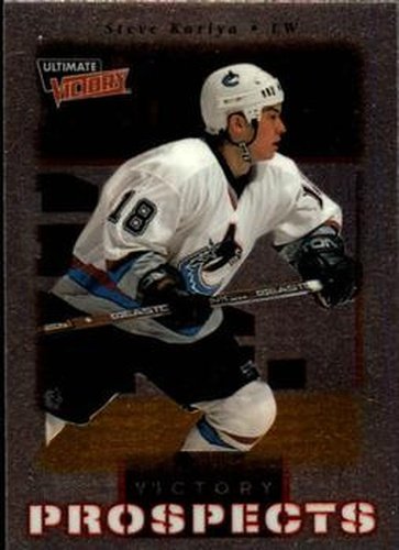 #104 Steve Kariya - Vancouver Canucks - 1999-00 Upper Deck Ultimate Victory Hockey