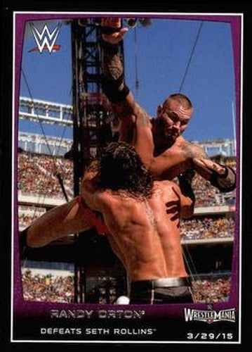 #104 Randy Orton - 2015 Topps WWE Road to Wrestlemania Wrestling