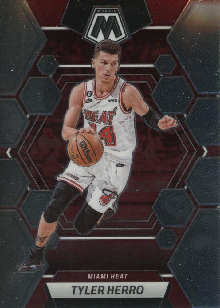 #104 Tyler Herro - Miami Heat - 2022-23 Panini Mosaic Basketball